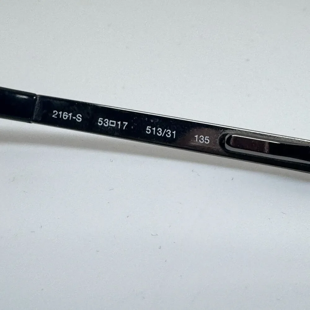 Persol 2161-S 513/31 Eyeglasses 53-17-135‎ Gunmetal Frames H15160